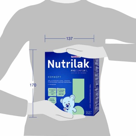 Nutrilak Смесь молочная специализированная Premium Комфорт, с рождения, 350 г