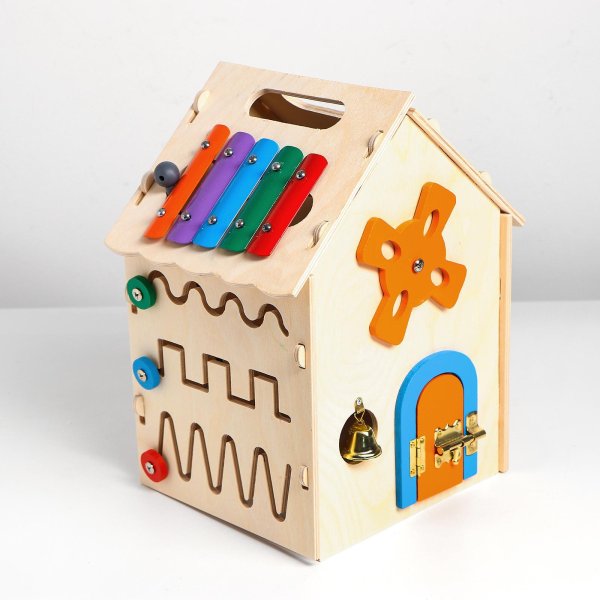 Лесная мастерская Бизиборд "Музыкальный домик "  02470   6833978