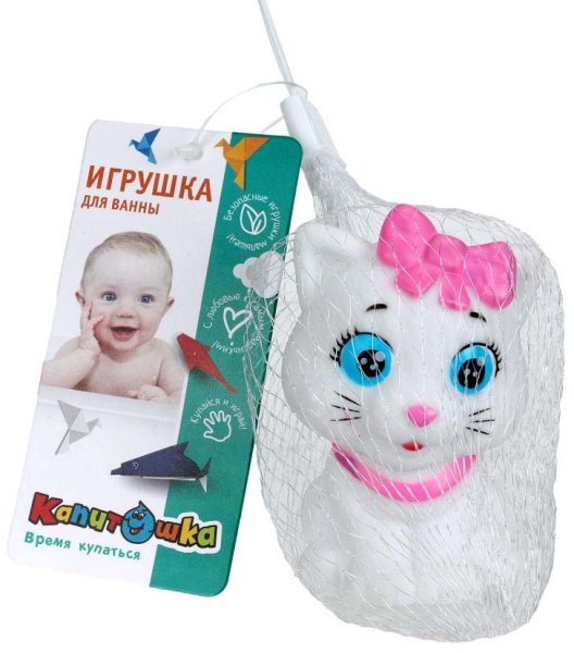 Капитошка Игрушка для купания «Кошечка»