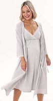 Hunny mammy Комплект для беременных и кормящих 04720, размер 170,176- 88-94 / цвет серый меланж-белый					