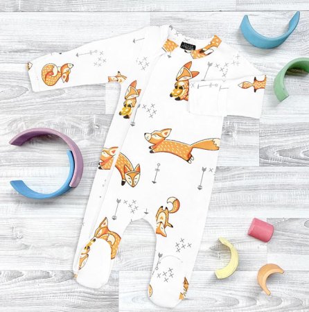 Mjolk Комбинезон на молнии Sleep and Play Лисички