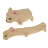 1Toy Игрушка-антистресс Крутой замес Супер Бульдог тянущийся / цвет оранжевый, серый