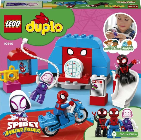 LEGO DUPLO Конструктор "Штаб-квартира Человека-паука", 36 элементов
