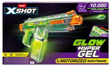 Zuru Игровой набор X-Shot Hyper Gel Glow In The Dark Nightmare