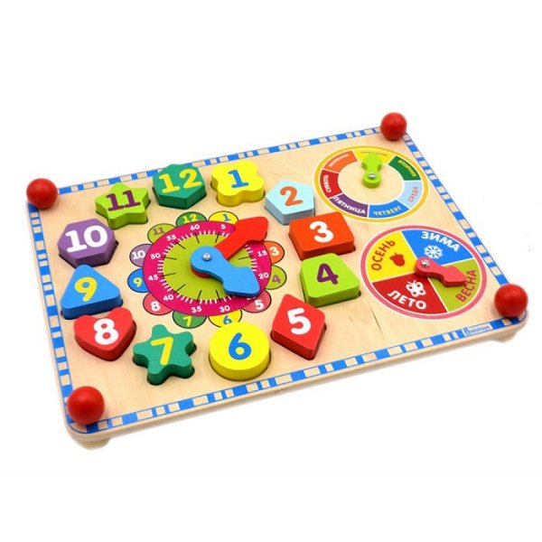Alatoys Бизиборд "Часики"
