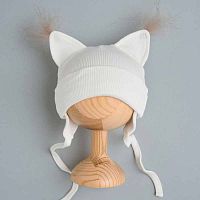 Little Star Шапочка - котелок с кисточками на ушках, кашкорсе