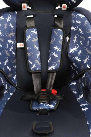 Bambini Moretti Детское автомобильное кресло LB-515 Print, 9-36 кг, цвет / темно - синий - геккон