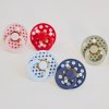 Пустышка латекс.BIBS Studio Colour - Polka - Blossom/Candy Apple, 0+ мес.
