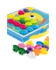 Мозаика для малышей Bondibon, 36 фишек, 9 картинок-шаблонов, BOX