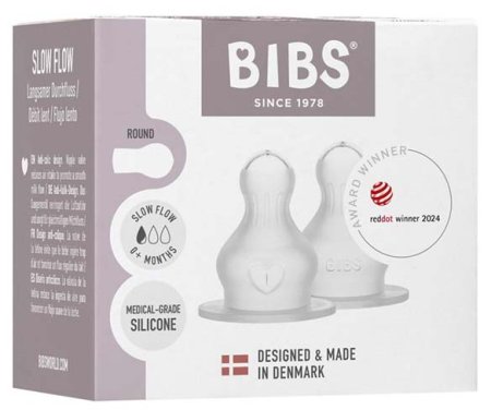 Bibs Силиконовая соска для бутылочки, 2 штуки