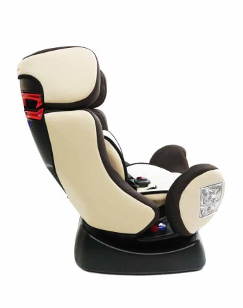 Bambini Moretti Детское автомобильное кресло BM-719 Lux, 0-25 кг, цвет / коричневый-бежевый