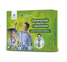 Intellectico Детский набор для опытов Химические опыты с кислотами / цвет зеленый					