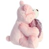 AURORA Игрушка мягкая "Медведь Большое сердце", 30 см / цвет розовый