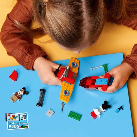 LEGO Disney Mickey and Friends Конструктор "Винтовой самолёт Микки", 59 деталей
