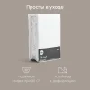 (м) Happy Baby Простыня на резинке 100x70 см 87563 /цвет белый ( white)