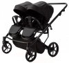 Adamex Коляска для двойни 2 в 1 Leo Duo / цвет черный