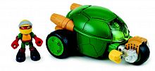 игрушка Фигурка Черепашки-ниндзя 6см Раф с мотоциклом-стелс серия Half Shell Hero