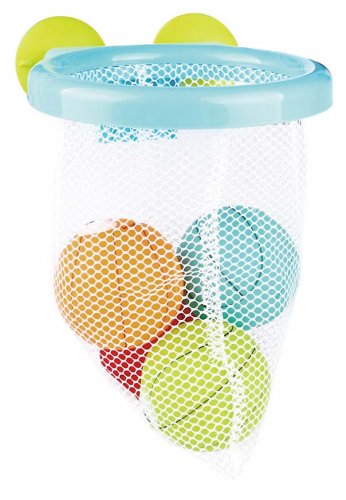 Pituso Набор игрушек для детской ванны "Корзина с мячиками"