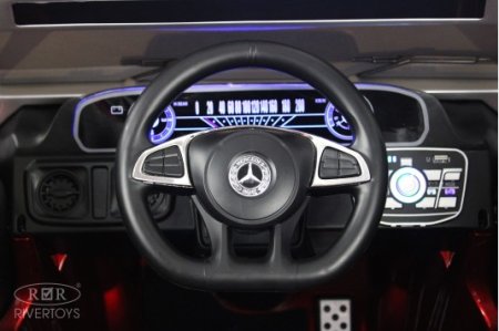 RiverToys Детский электромобиль Mercedes-Benz EQG (E222EE)  / цвет красный глянец
