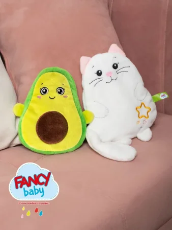 Fancy Baby Мягкая игрушка-грелка Кот Беляш / цвет белый