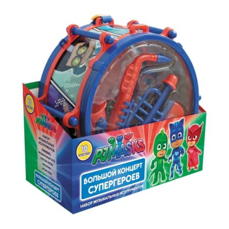 игрушка PJ Masks Набор музыкальных инструментов с барабаном
