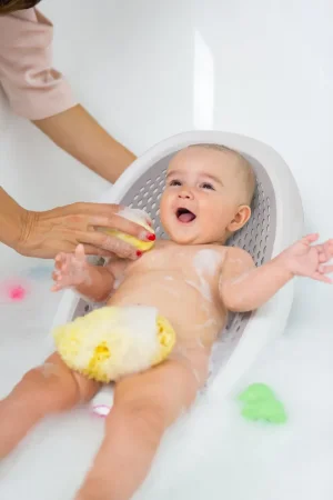 Ok Baby Горка для ванны Jelly / цвет серый 23 для купания младенца