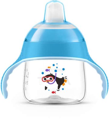 Avent Чашка поильник 200 мл, от 6 месяцев до 3 лет, голубой, артикул: SCF751/05