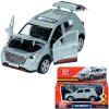 Машина металл chery tiggo 4 pro 12 см, двери, кап, баг,инер,серебристый,кор. Технопарк415039