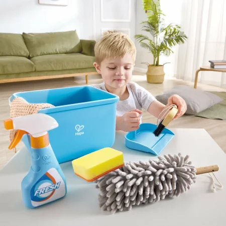 Детский игровой набор для уборки (с ведром), 7 элементов 