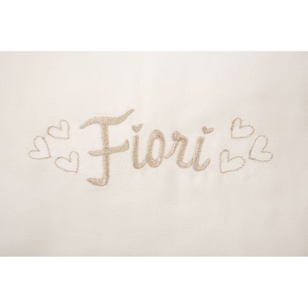 Nuovita Комплект Fiori для детской кроватки, 9 предметов / цвет белый