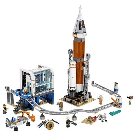 Lego City Конструктор Город Ракета для запуска в далекий космос и пульт управления запуском