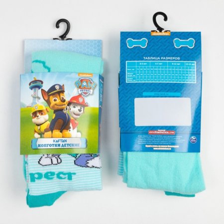 (м) Колготки PAW PATROL"Эверест"мятный (р.86-92)