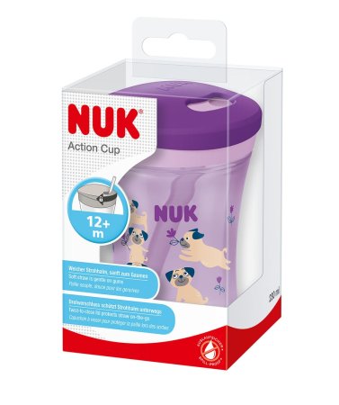 NUK EVOLUTION Поильник "Action" 230 мл для девочек