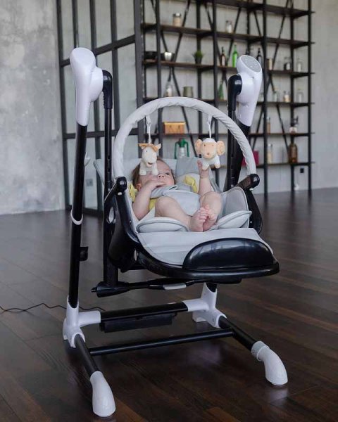 Carrello Стульчик для кормления Cascata CRL-10303 / цвет Space Grey (серый)