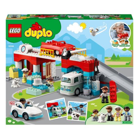 LEGO DUPLO Конструктор "Гараж и автомойка", 112 деталей