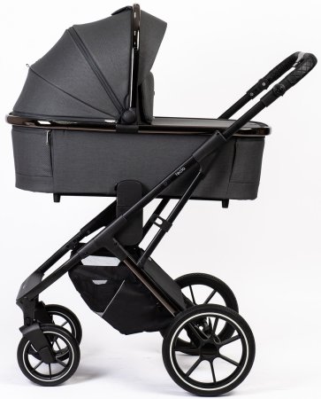 Коляска Peppy Tecla 2в1 Shadow Antrazit Chrome Edition  (графит)