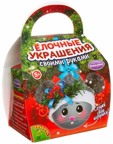 Bondibon Набор для творчества "Шар-подарок. Мышонок"