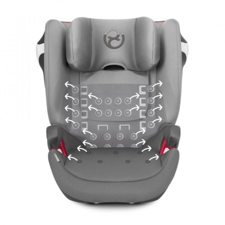 Автокресло Cybex Juno 2-Fix Manhattan Grey (9-18 кг) / серый