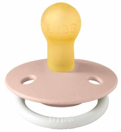 Bibs Пустышка De Lux Latex, 6+ месяцев / цвет Blush Glow (светло-розовый)