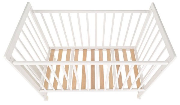 Pituso Кровать Tip-Top, колесо-качалка / цвет белый