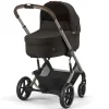 Коляска 2в1 Cybex Balios S Lux TPE + спальный блок Cot 2025 (Chocolate Brown)