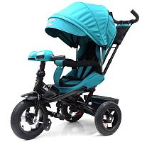 Велосипед детский 3-х колесный Lexus Trike / надувные колеса 12 10"/ свет+звук / голубой