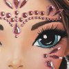 Cool Star Стразы для лица / цвет розовый