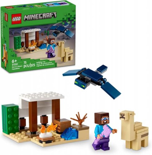 Lego Minecraft Конструктор "Экспедиция Стива в пустыню"