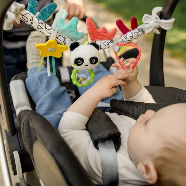 Fehn Погремушка-растяжка на коляску/кроватку Панда