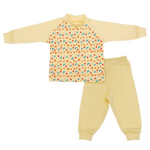 Пижама детская  трикотаж-футер / рост 110 см / расцветка в ассортименте