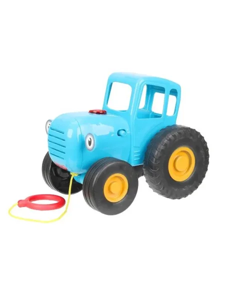 Умка Каталка С ПРИЦЕПОМ + лошадка 20 песен,фраз, звуков СИНИЙ ТРАКТОР в кор. ,в кор.24шт