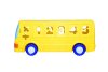 Fancy Развивающая игрушка-сортер Умный автобус / цвет желтый, синий