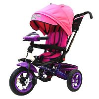 Lexus Trike Велосипед детский трехколесный, надувные колеса, музыкальная панель / цвет розовый
