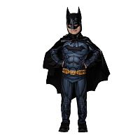 Батик Карнавальный костюм для мальчика Бэтмен без мускулов Warner Brothers / рост 110 см, от 5 лет / цвет черный